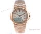 OE Factory Patek Philippe 5713G Nautilus Watches Copy Rose Gold Diamond bezel (2)_th.jpg